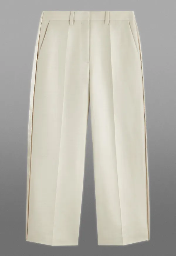 THE WIDE-LEG TUXEDO TROUSERS