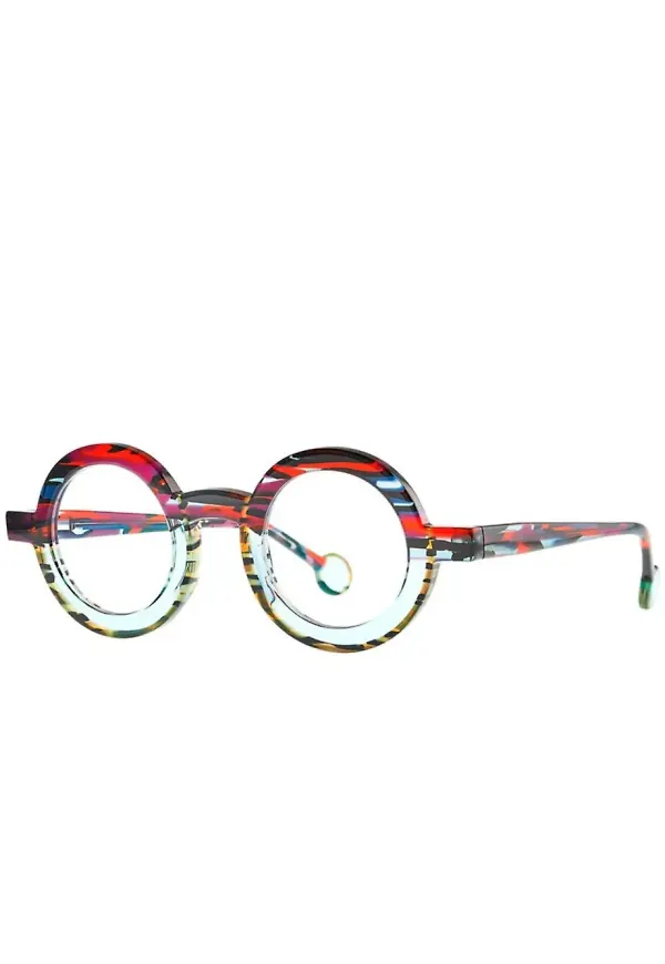 Theo Eyewear runda glasögon - Blå