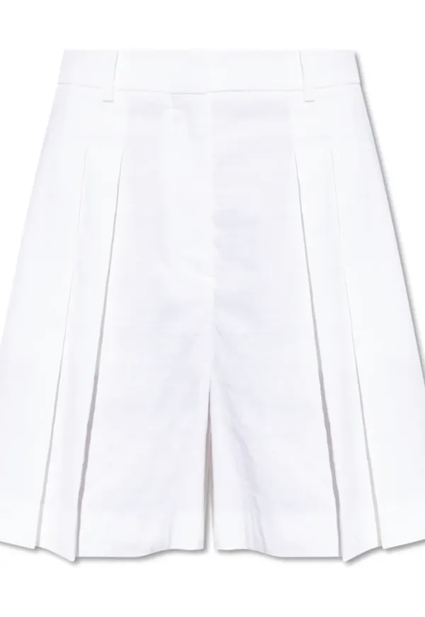 Theory, Shorts, Dam, S, Bomull, Veckade shorts
