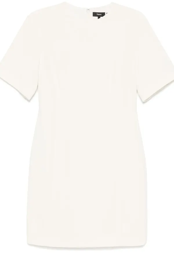 Theory Boxy miniklänning - Vit – Farfetch