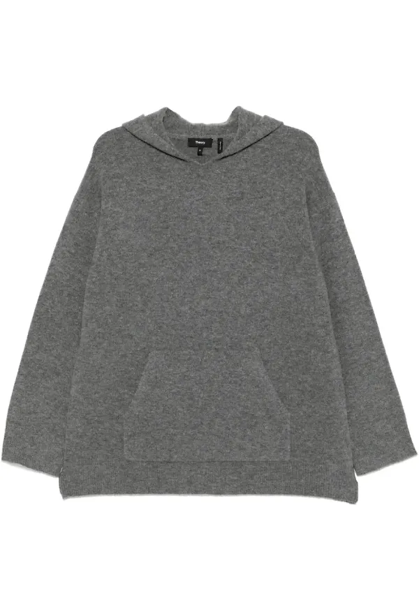 Theory Cozy hoodie - Grå