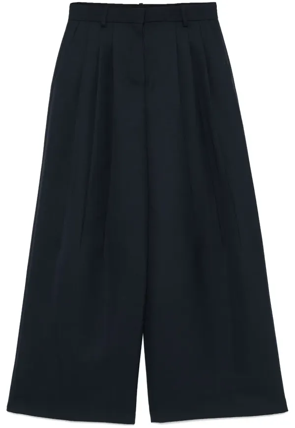 Theory slacks med hög midja - Blå