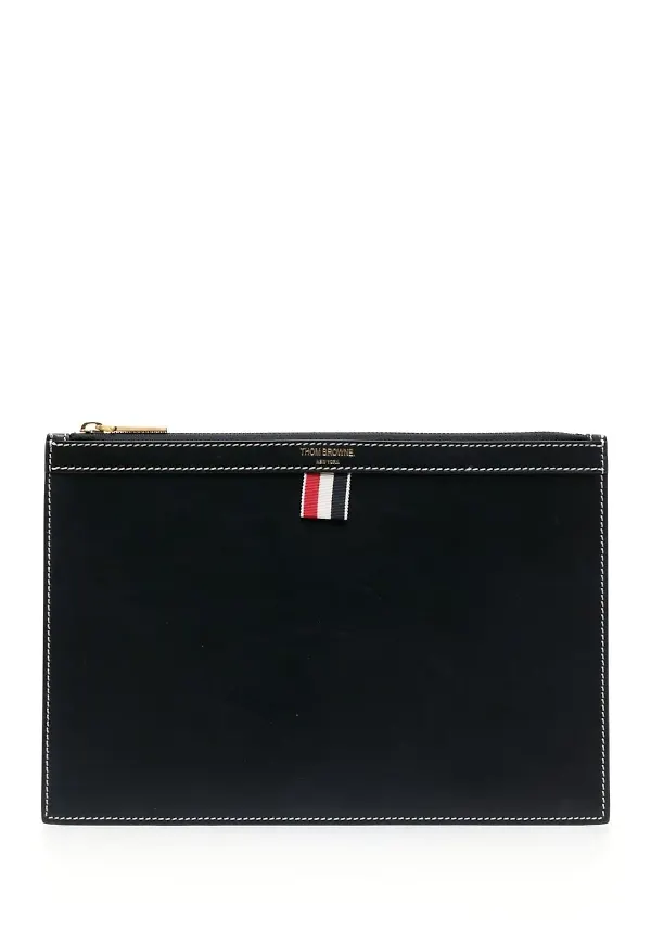 Thom Browne 4-Bar kuvertväska - Blå
