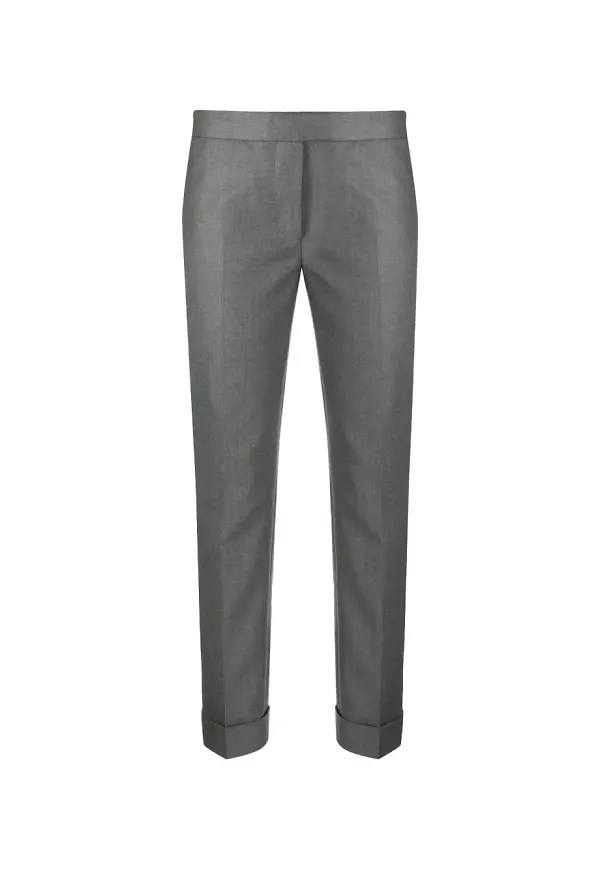 Thom Browne Super 120s trekvartsbyxor - Grå