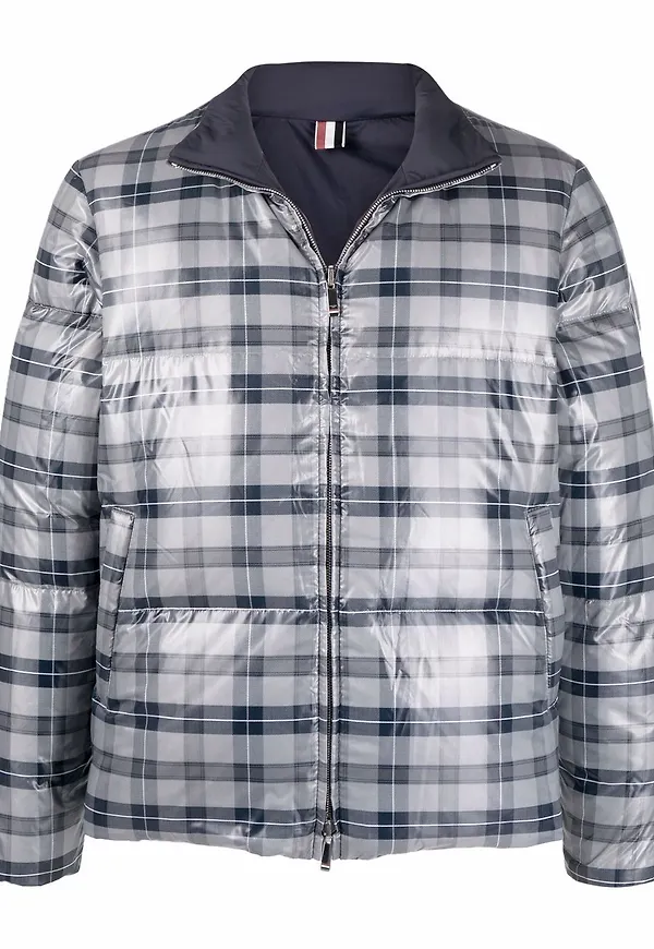 Thom Browne vändbar puffjacka - Grå