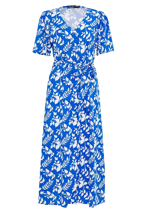 Threadbare Sommarklänning royalblå / vit