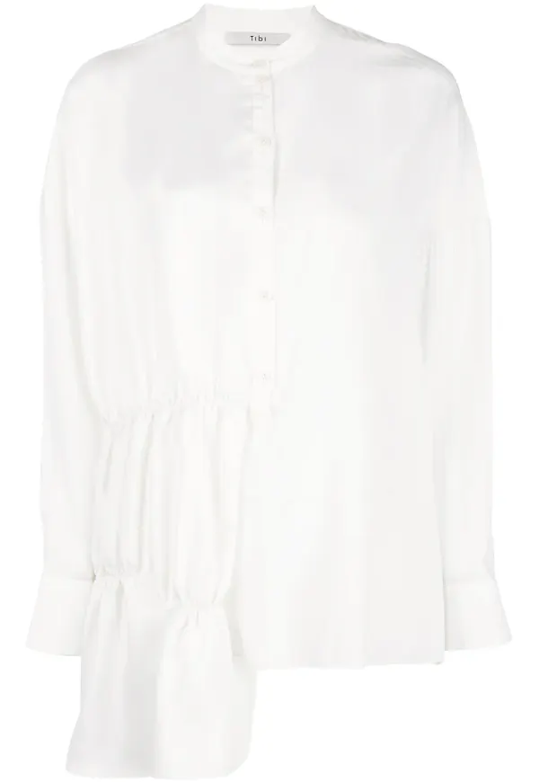 Tibi tunika med lappdesign - Vit