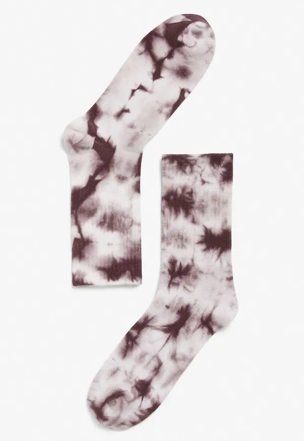 Tie-dye socks - Brown