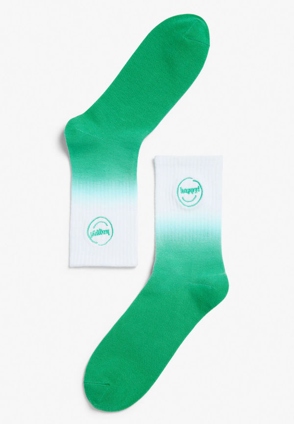 Tie-dye socks - Green