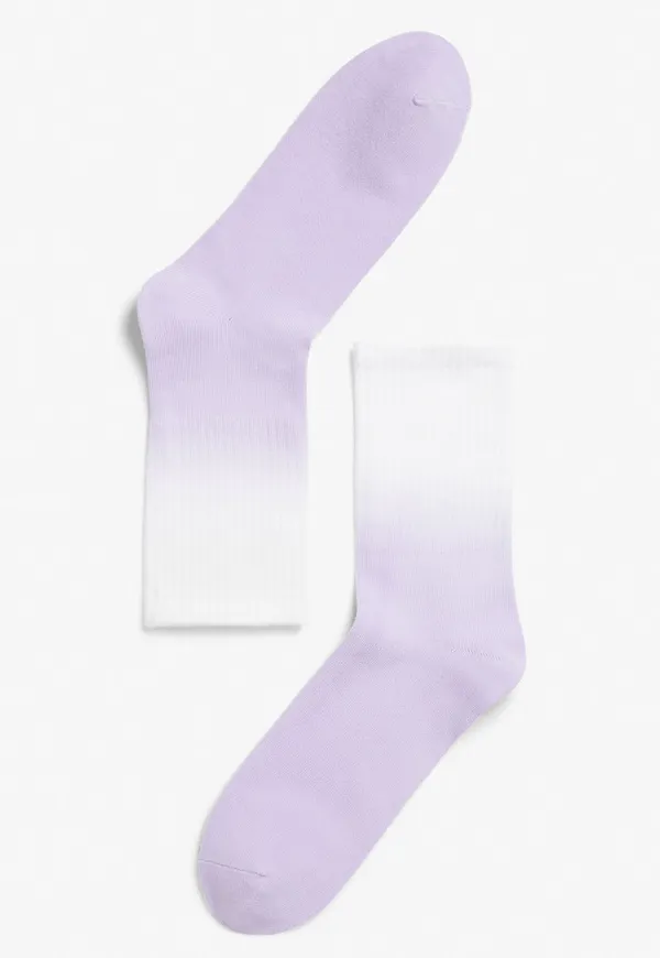 Tie-dye socks - Purple
