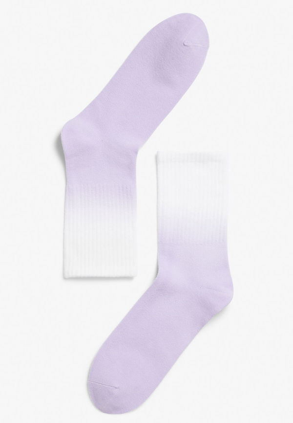 Tie-dye socks - Purple