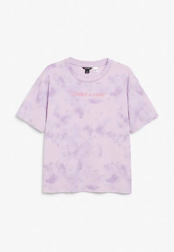 Tie-dye tee - Purple