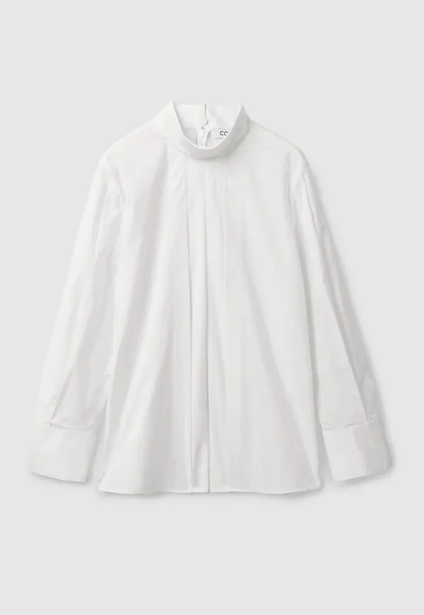 TIE-NECK TUNIC SHIRT