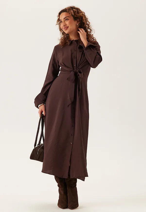 Tie Detail Shirt Dress