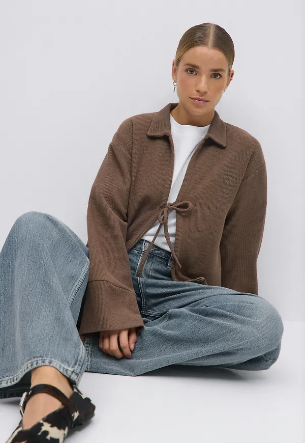 Tie front cardigan