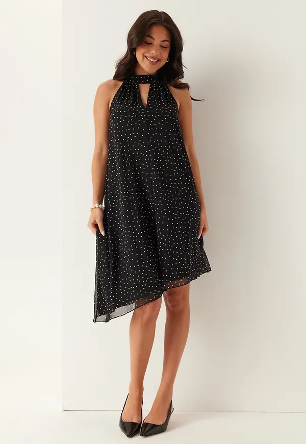 Tie Reversible Short Mesh Dress