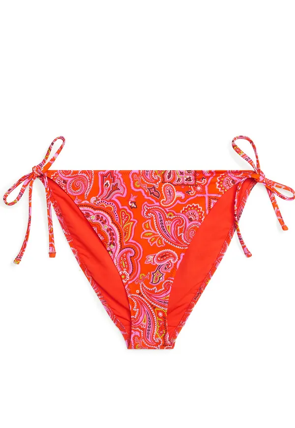 Tie Tanga Bikini Bottom - Orange