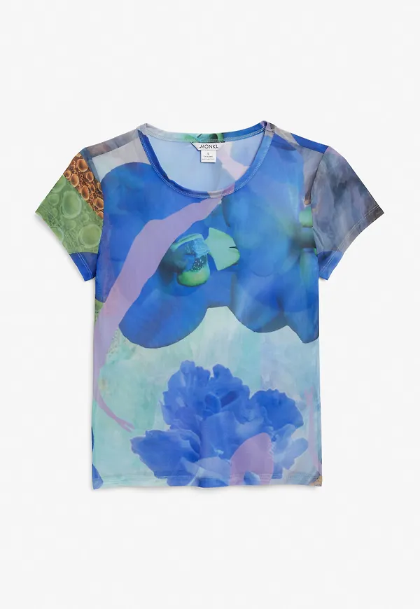 Tight mesh t-shirt - Purple