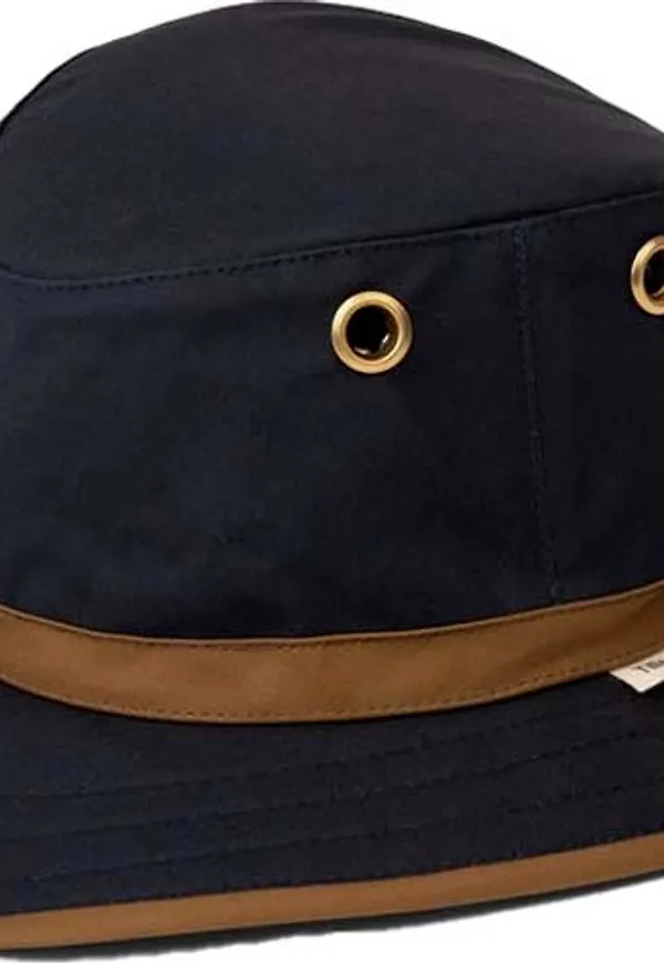 Tilley TWC7 Outback Waxed Cotton Navy/Tan