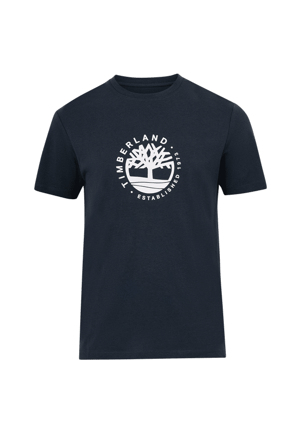 Timberland - Topp SS Refibra Graphic Tee - Blå - S