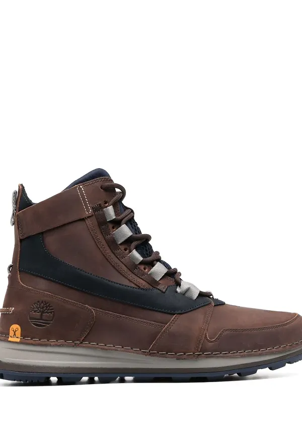 Timberland ankelboots med snörning - Brun