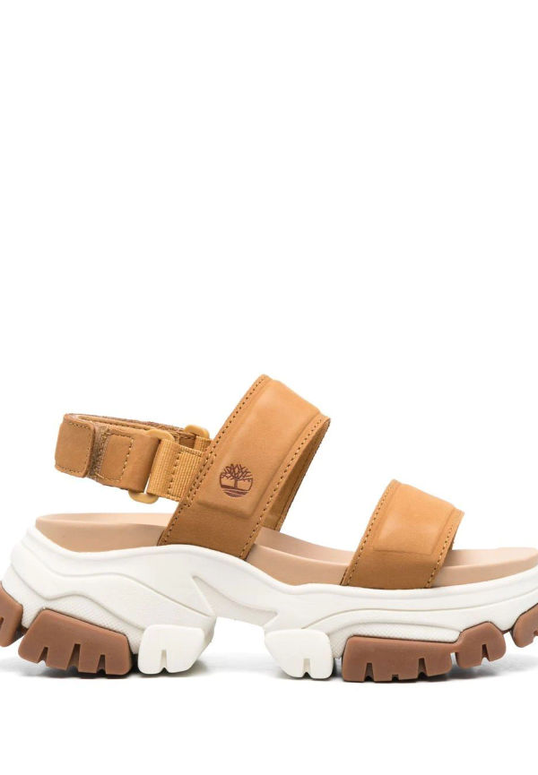 Timberland grova platåsandaler - Brun