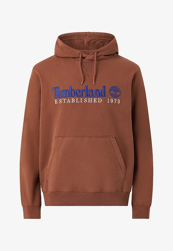 Timberland - Huvtröja Embroidered Logo BB Hoodie - Brun