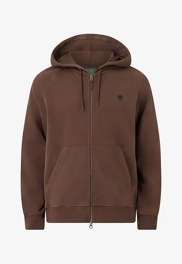 Timberland - Huvtröja LB Full Zip Hoodie - Brun