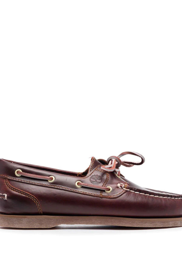 Timberland klassiska seglarskor med snörning - Röd
