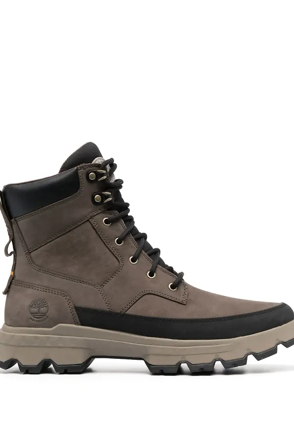 Timberland stövlar med snörning - Grön
