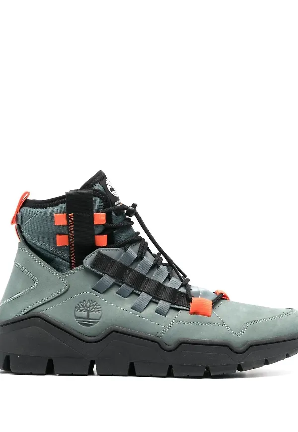 Timberland stövlar med snörning - Grön