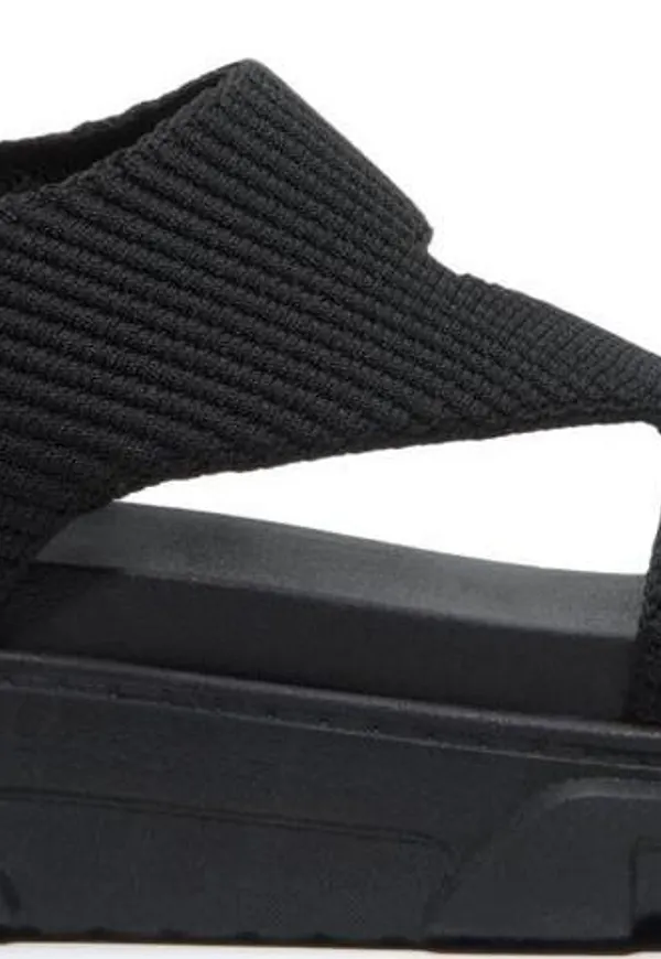 Timberland Women's Backstrap Sandal Black Knit