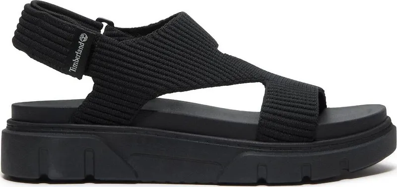 Timberland Women's Backstrap Sandal Black Knit