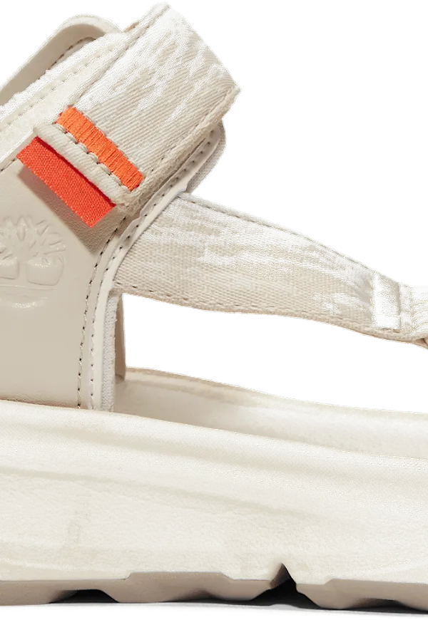 Timberland Women's Motion Dune Backstrap Sandal White Webbing