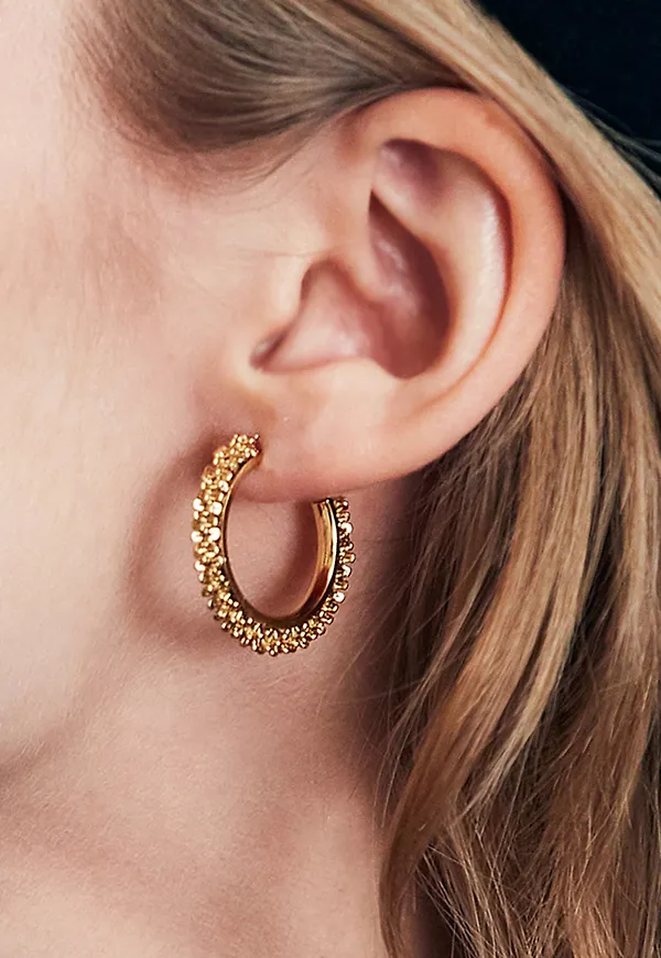 Tinsel creoles gold