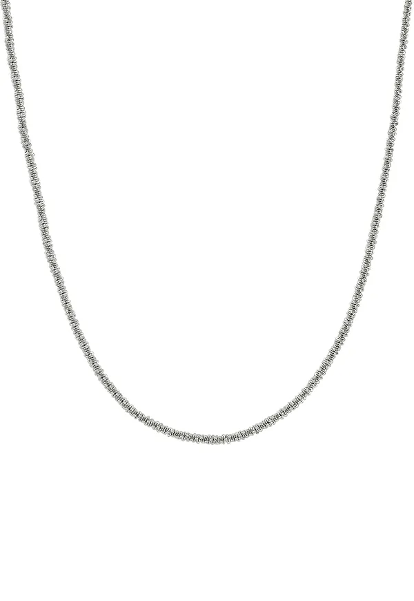 Tinsel necklace stee