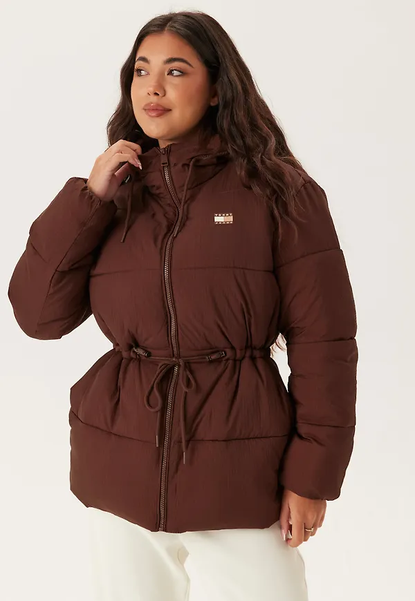Tjw Hooded Midi Puffer Jacket
