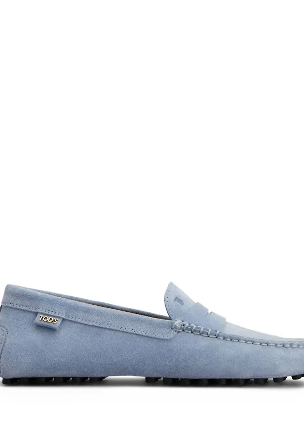 Tod's läderloafers - Blå
