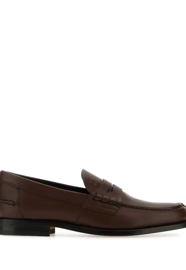 Tod's läderloafers - Brun