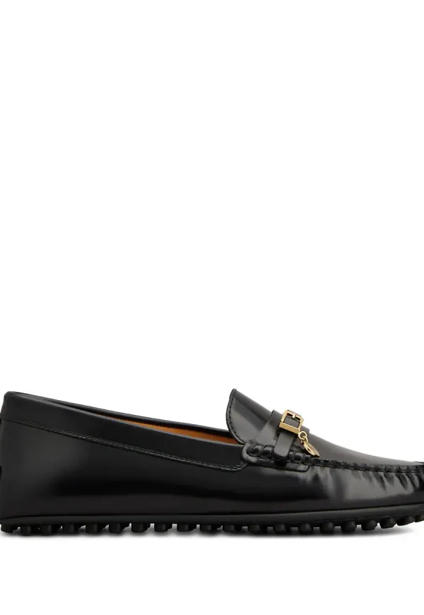 Tod's läderloafers - Svart