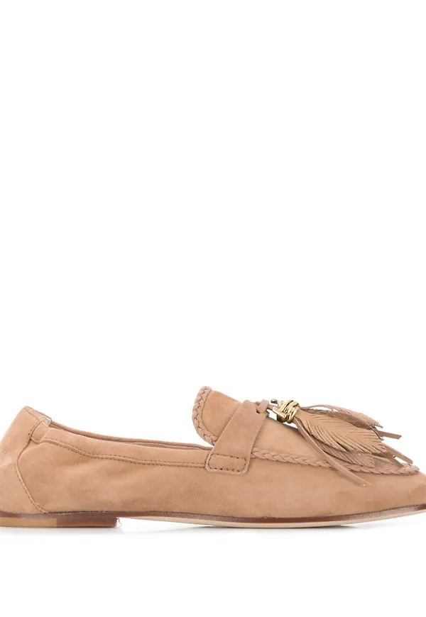 Tod's loafers med fjädrar - Neutral