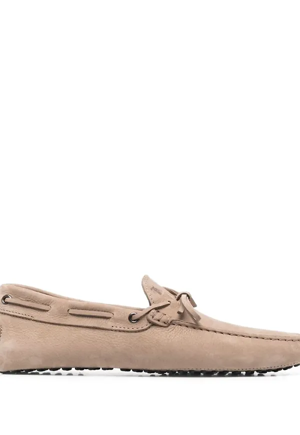 Tod's loafers med knytning - Neutral