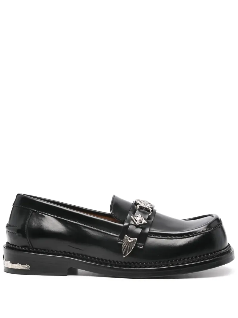 Toga Pulla loafers med metallisk detalj - Svart