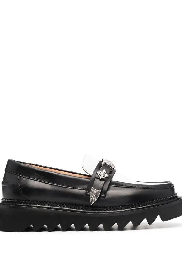 Toga Pulla loafers med spänne - Svart