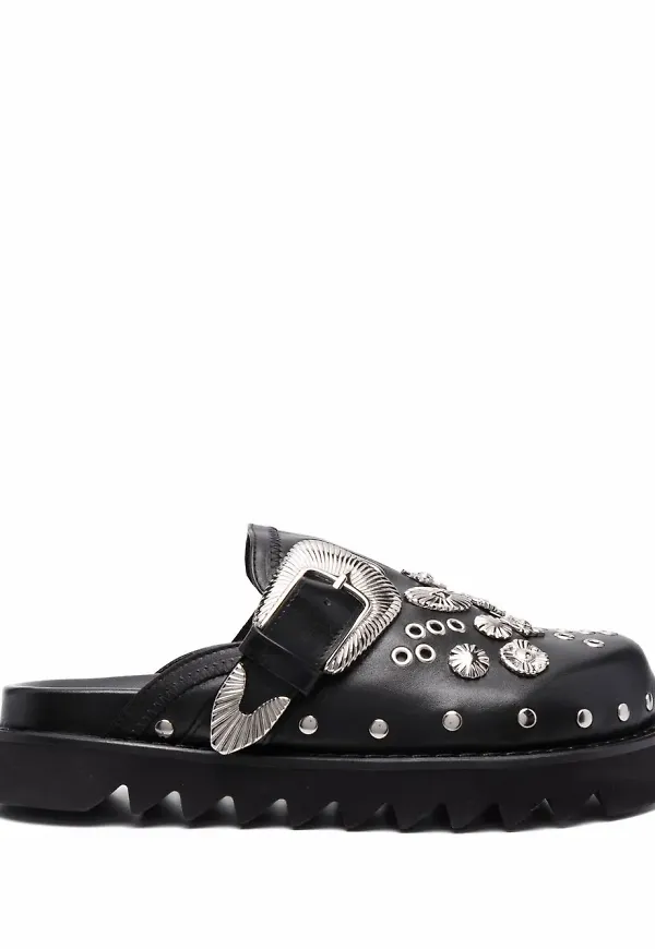 Toga Pulla Sabot slip-ons - Svart