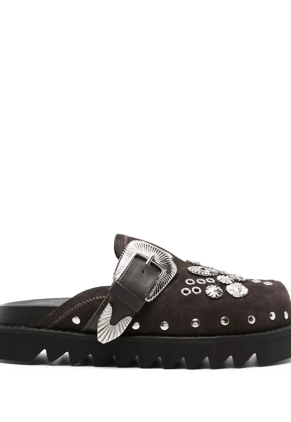 Toga Pulla slip-ons med öljetter - Brun