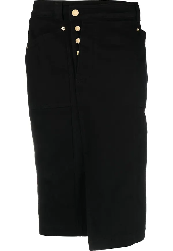 TOM FORD asymmetrisk pennkjol - Svart