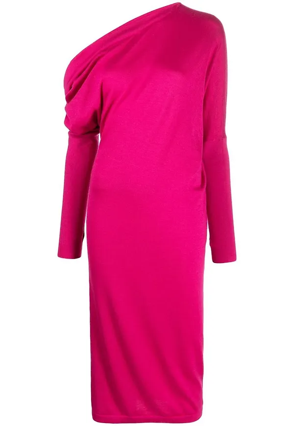 TOM FORD baraxlad klänning - Rosa