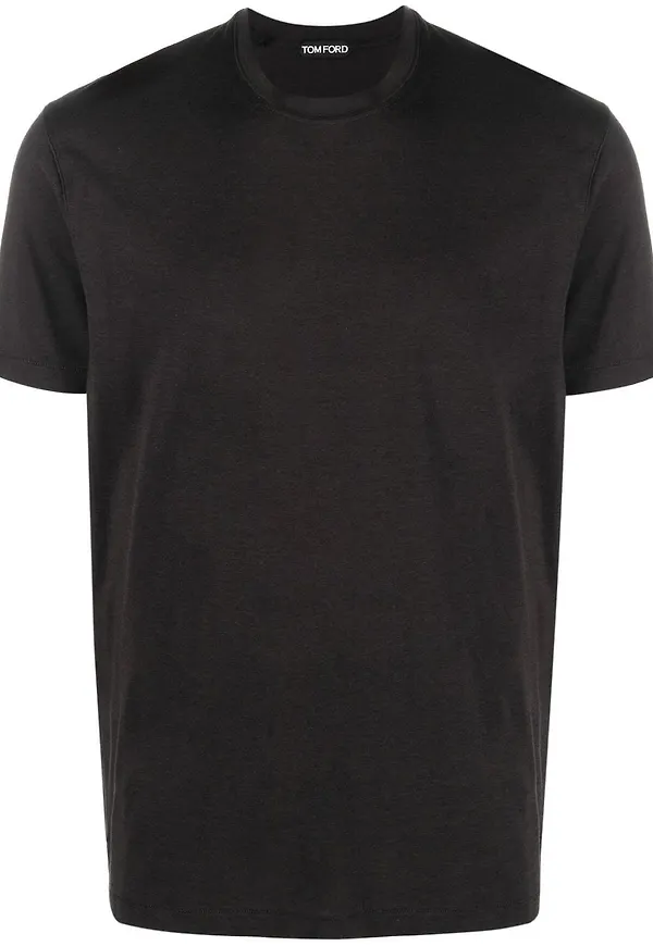 TOM FORD crew-neck short-sleeve T-shirt - Brun