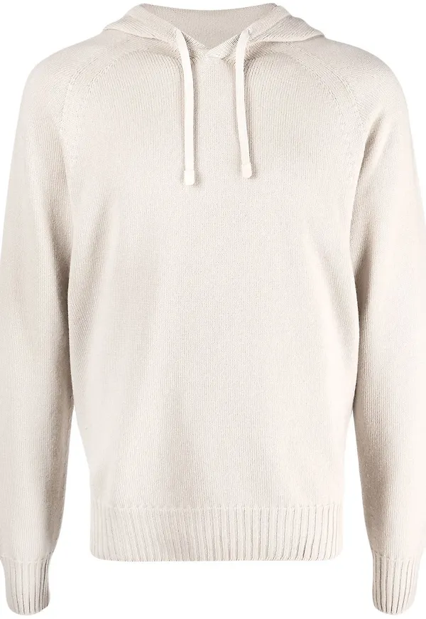 TOM FORD distressed drawstring hoodie - Neutral